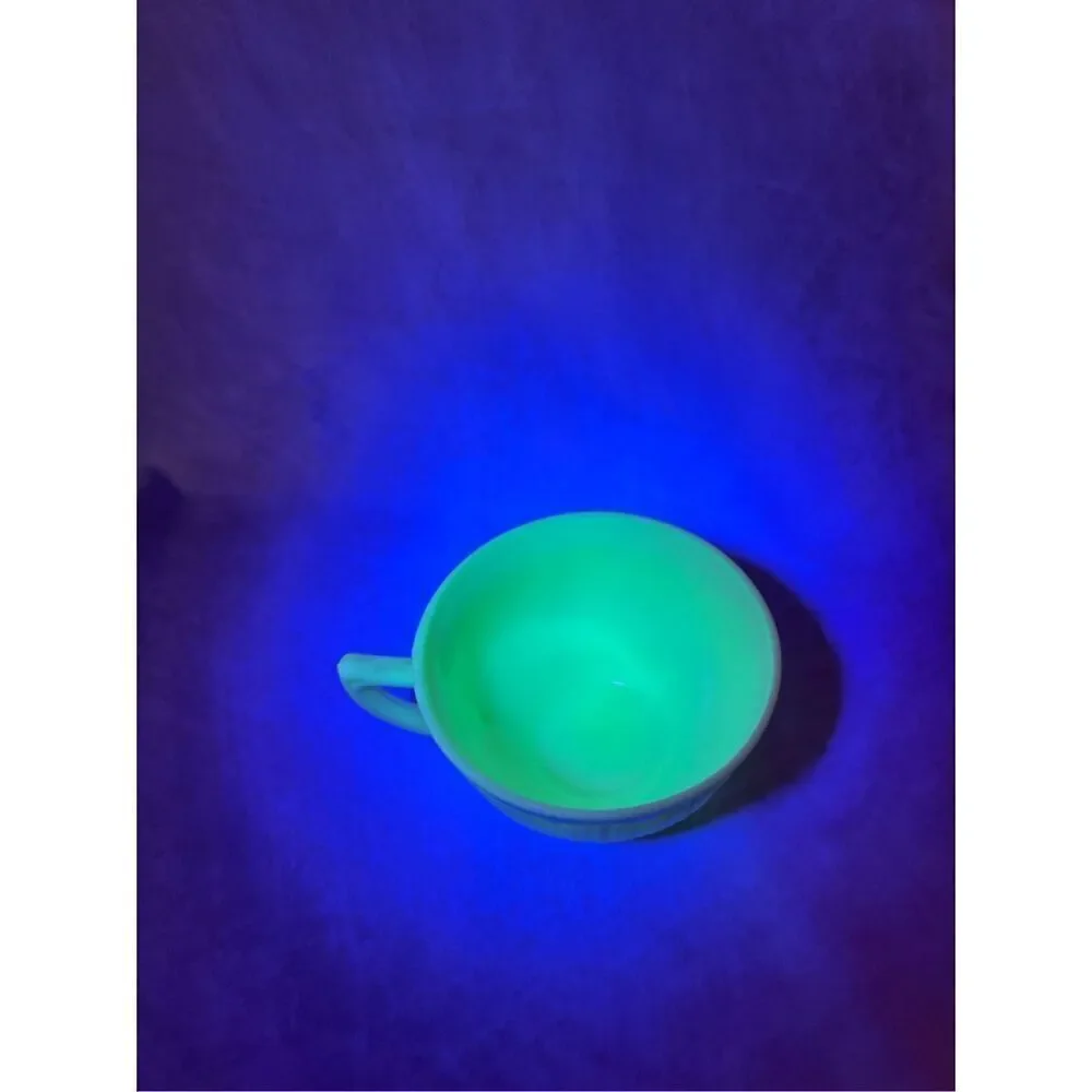 Vintage Uranium Glazed Cup Made by Macbeth GVC